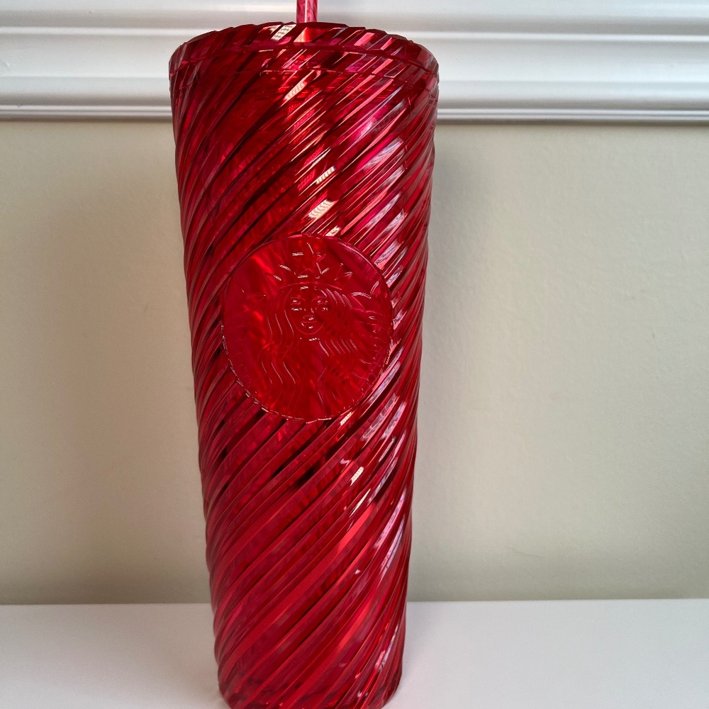 Starbucks Red Swirl Cup